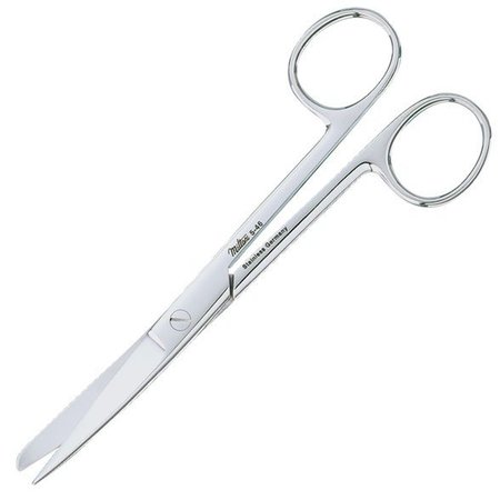MILTEX INTEGRA Operating Scissors, 6.5in, Curved with Sharp/Blunt Tip 5-48
